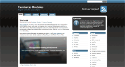 Desktop Screenshot of camisetasbrutales.com
